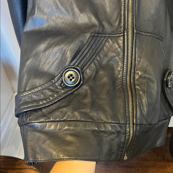 Mike and Chris lamb skin Leather Jacket - Picture 5 of 9